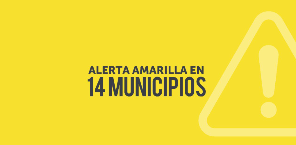 Declaran alerta amarilla por lluvias en 14 municipios del país declaran-alerta-amarilla-por-lluvias-en-14-municipios-del-pais